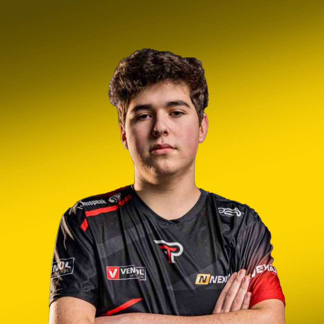 Silhouette of a person's head and shoulders on a light gray background.