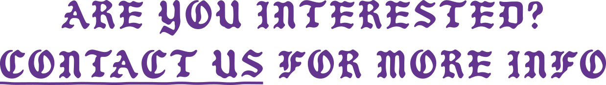 Are you interested? Contact us for more info