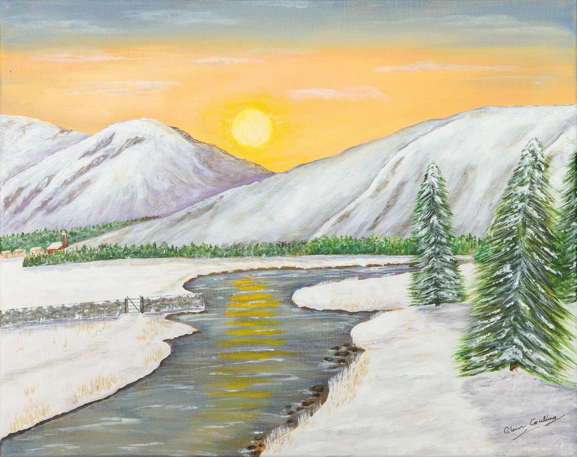 Winter Sunshine (Acrylic)