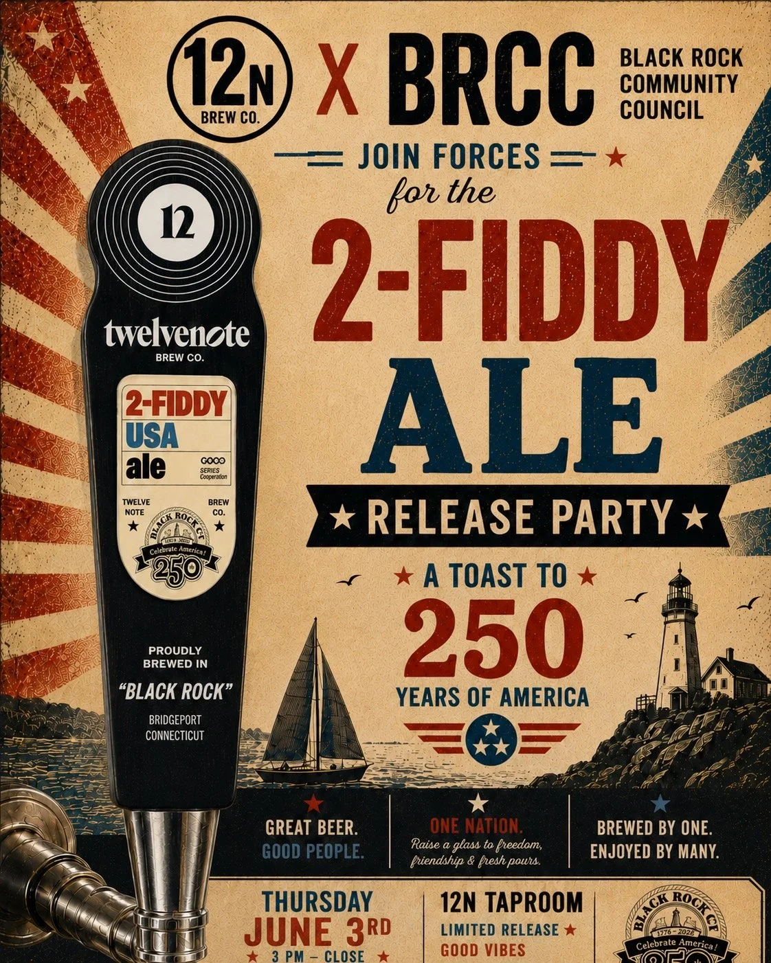 12N X BRCC Collab: 2-Fiddy Ale Release Party 