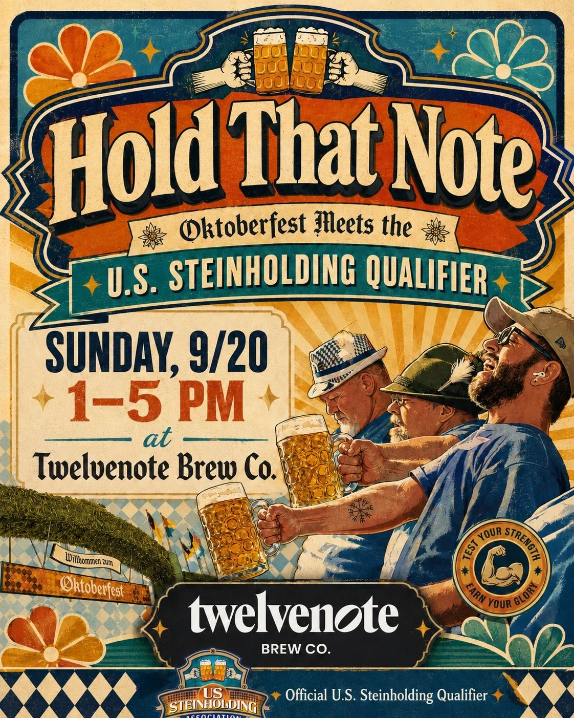 Hold That Note!: Oktoberfest Meets the U.S. Steinholding Qualifier