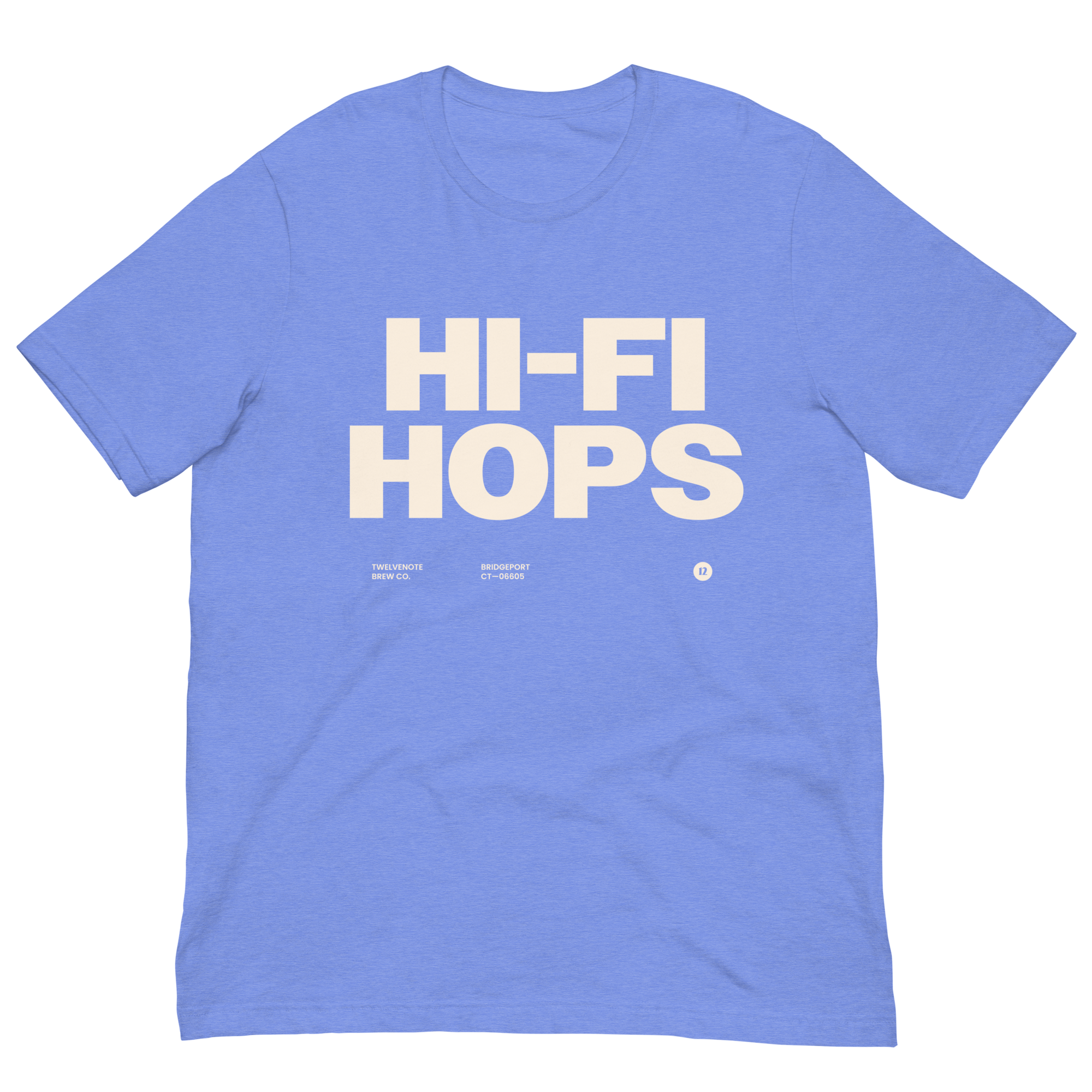 Hi-Fi Hops blue tee