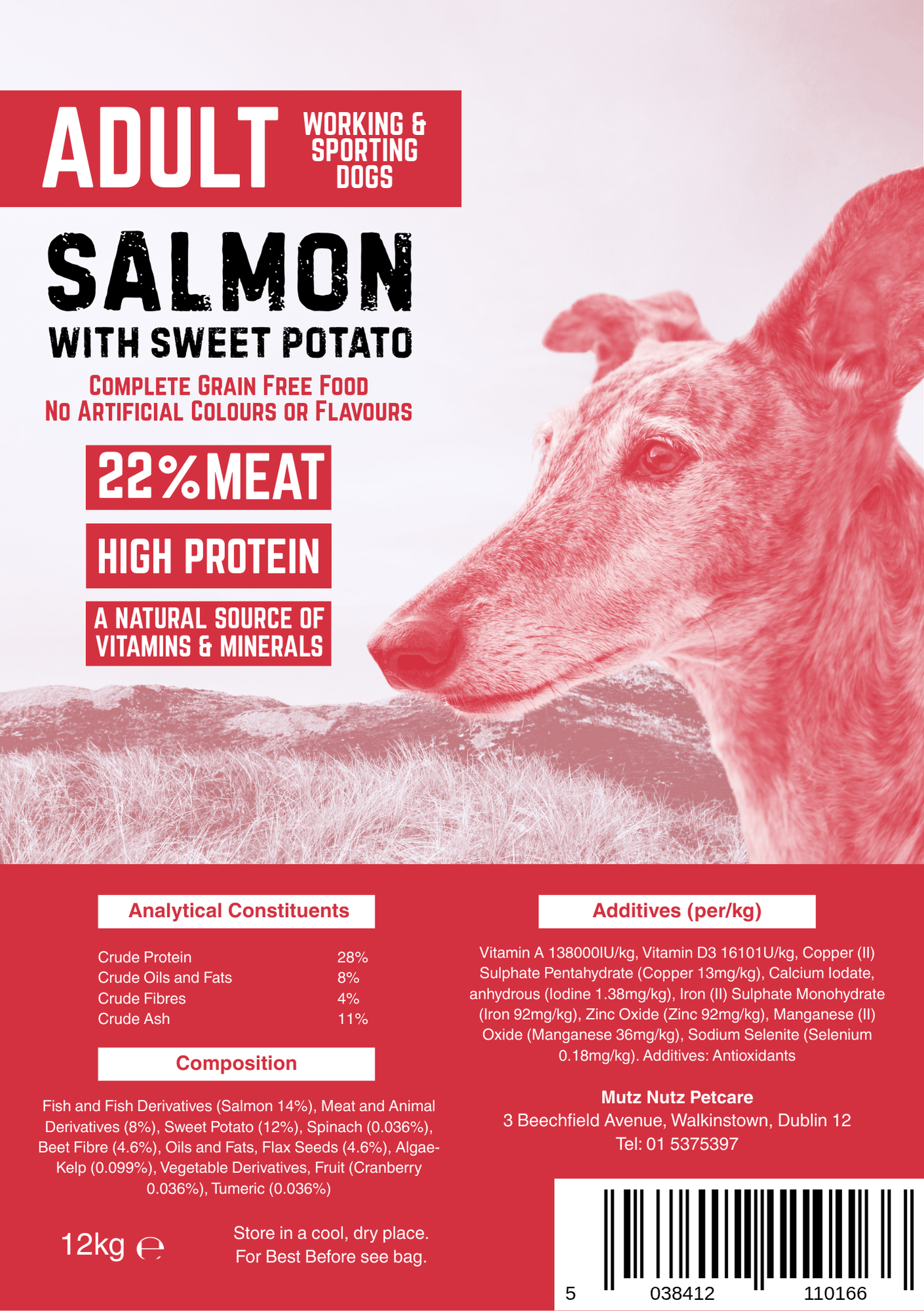 Hunter Dog Food Label.png