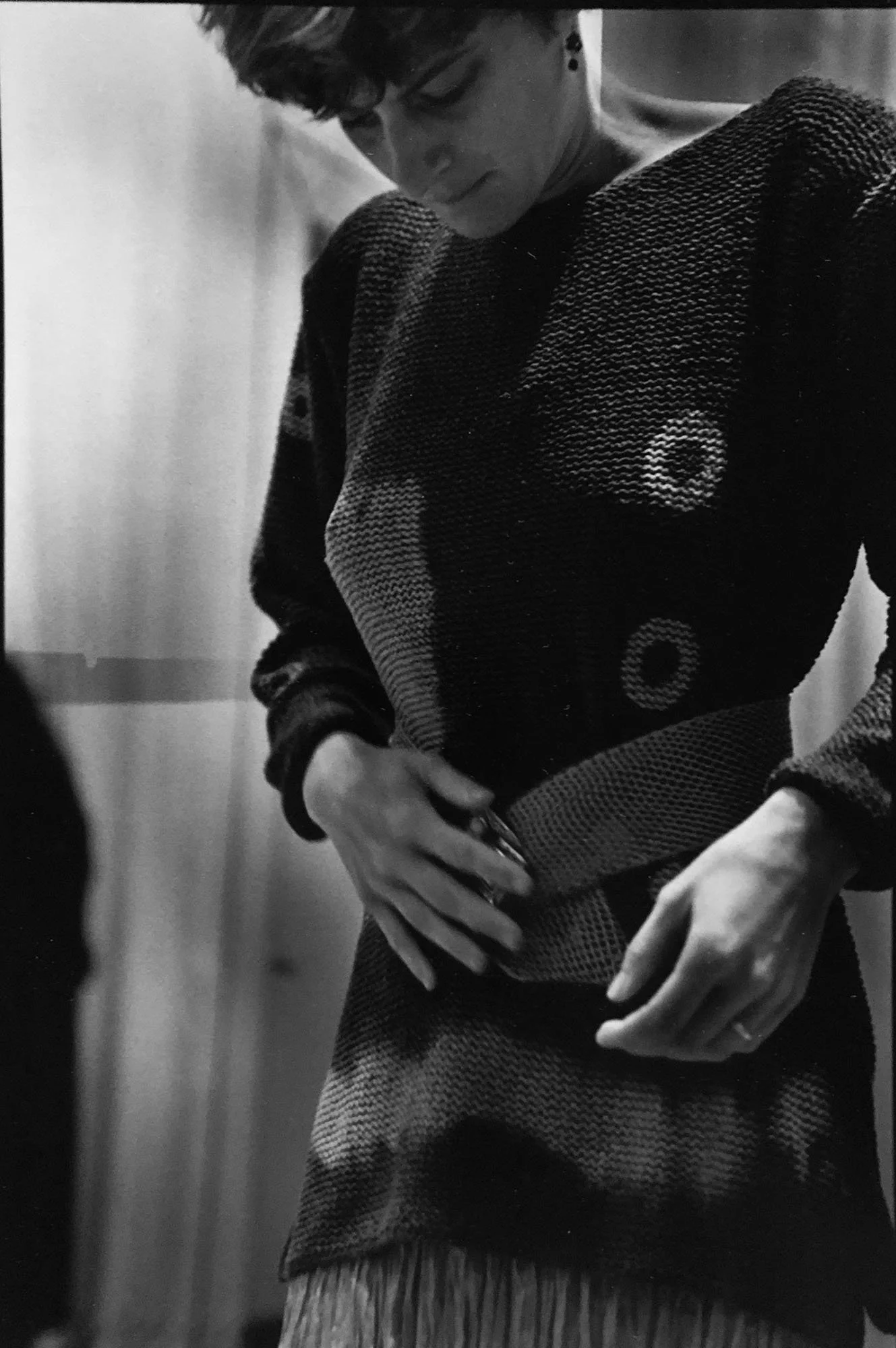 Untitled (Putting on a Belt)