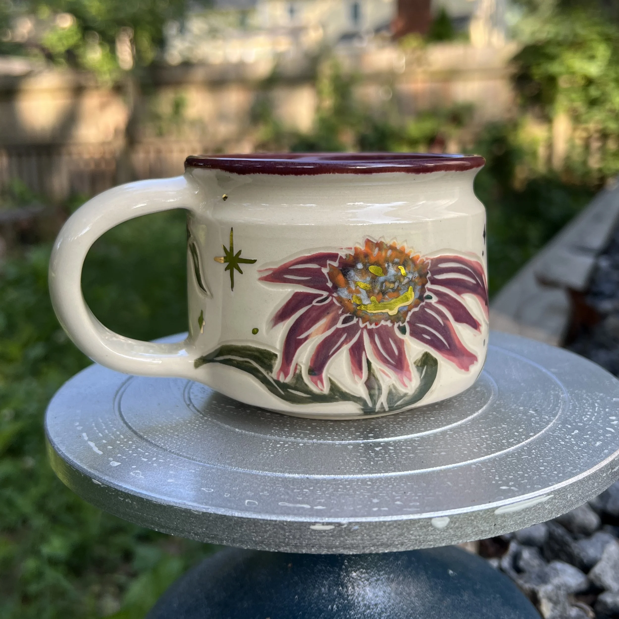 Mug / Cup - Purple Cone Flower