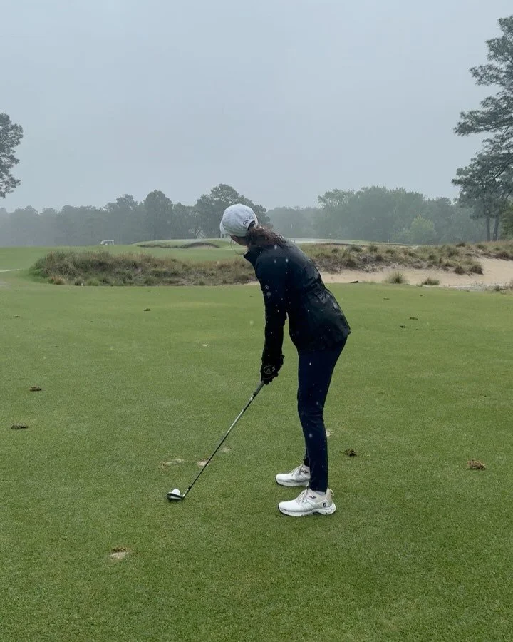 great day for some golf ☔️