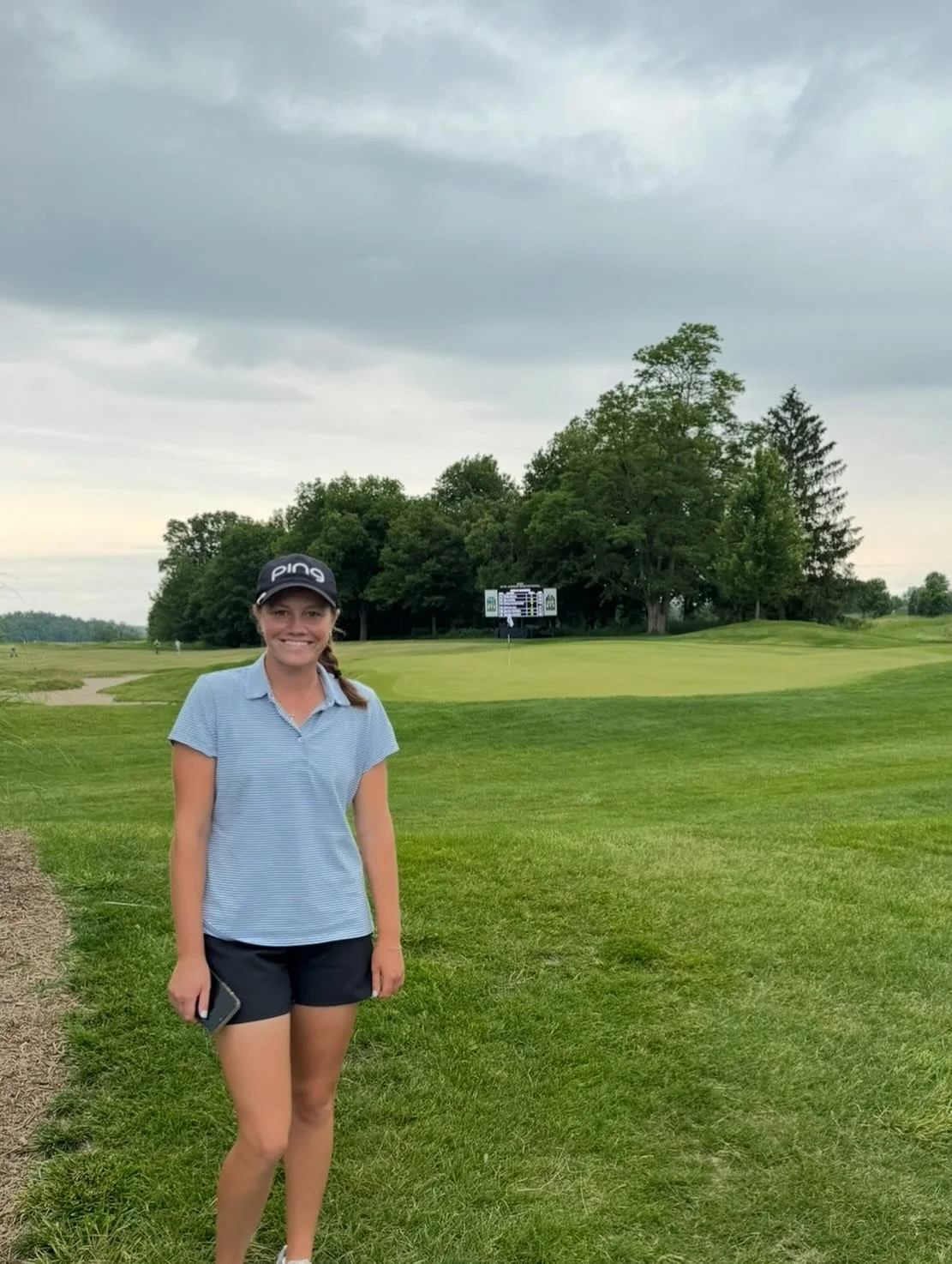 Thank you @thedyejuniorinvitational for a first class tournament. It was a great test in really tough conditions. A positive was that I ended the tournament strong with 4 birdies on the back nine. 💪

next ➡️ Women&rsquo;s Western Junior