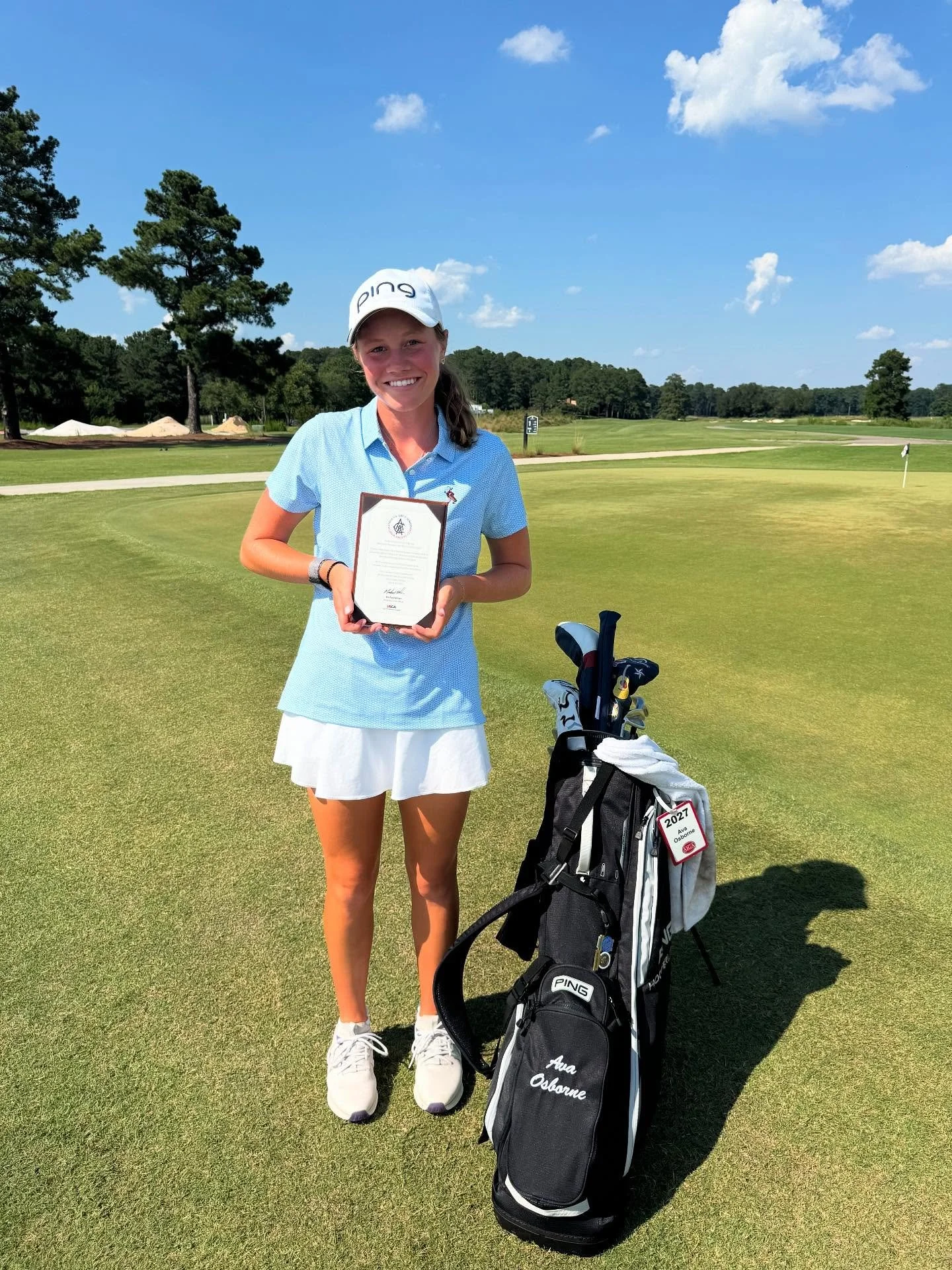 76th U.S. Girls&rsquo; Junior | Qualified ✅🔒

Another round of solid golf today. I had 4 birdies and an eagle to have qualified for this prestigious event. Thank you to my team for helping me get to this point. 

Next ➡️ North and South Women&rsquo;