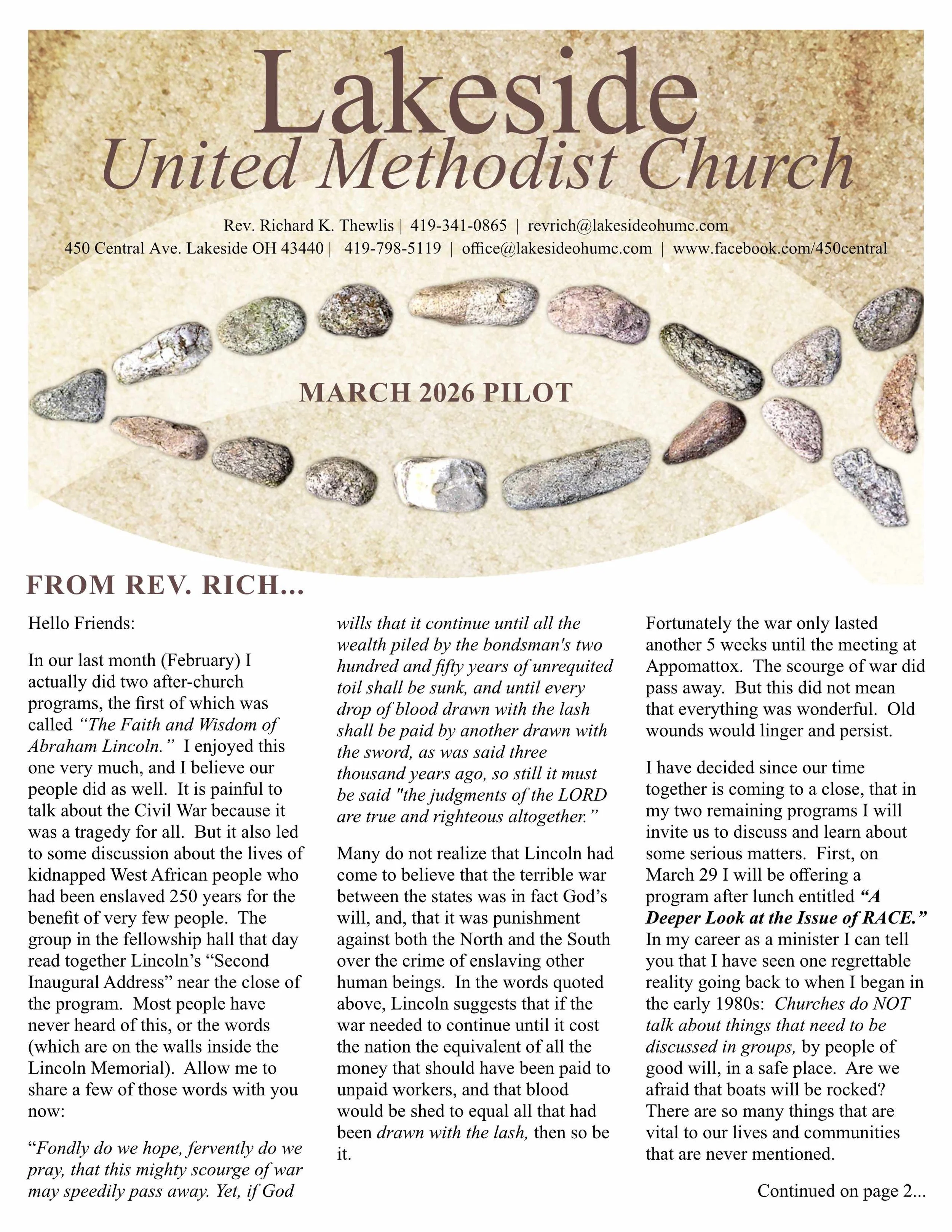 March 2026 Newsletter