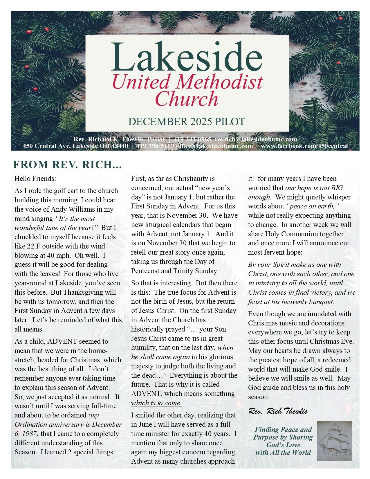 December 2025 Newsletter