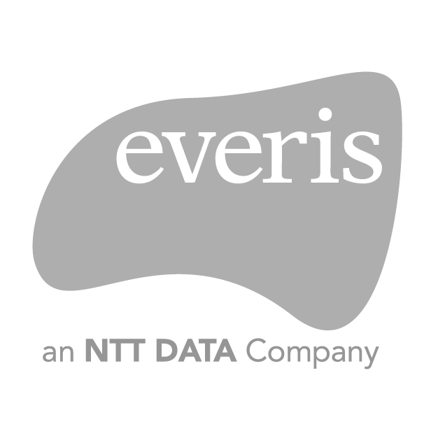 Logotipo de Everis (an NTT DATA Company), representando la trayectoria en consultoría tecnológica aplicada.