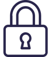 Closed lock clipart
