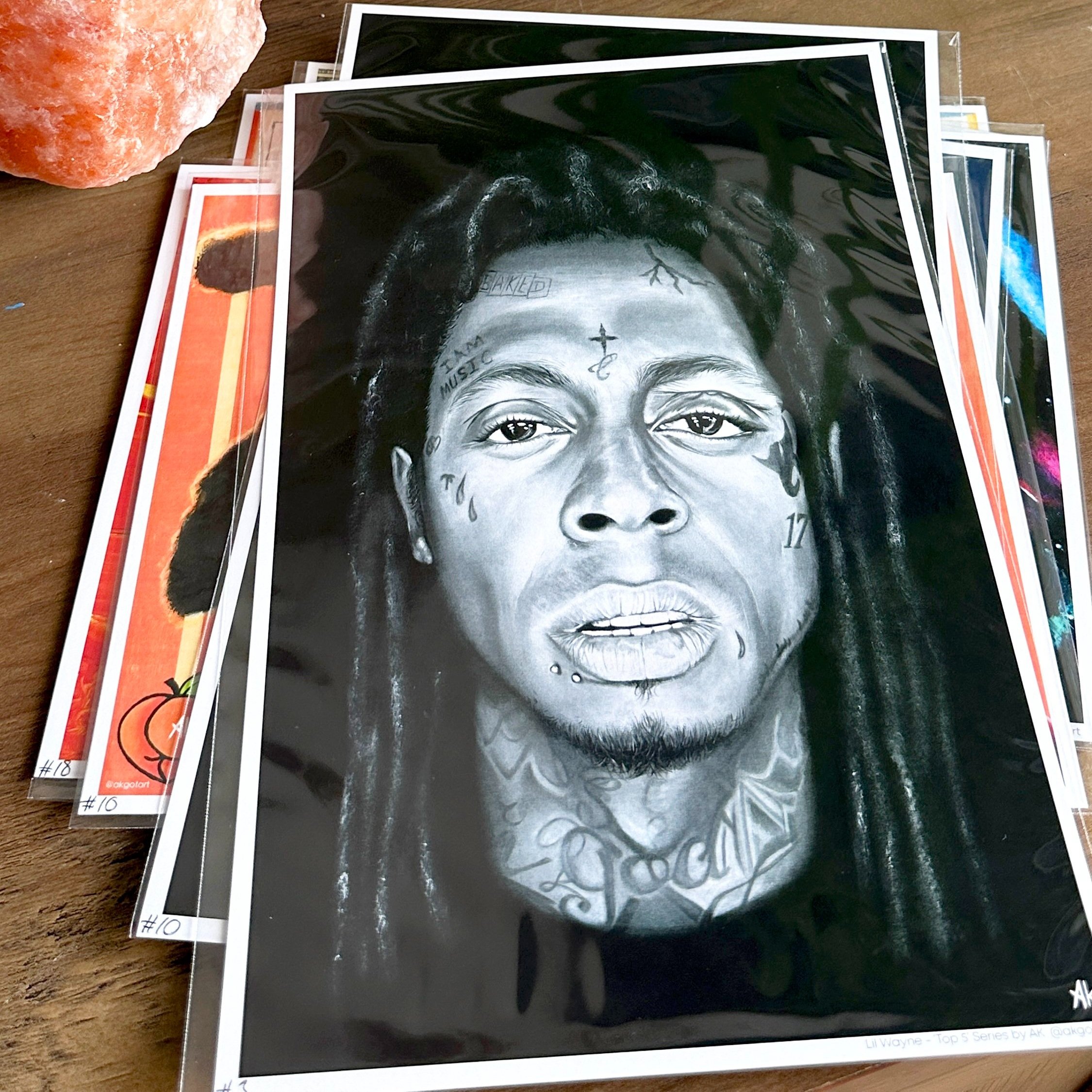 Lil Wayne Cardstock Print