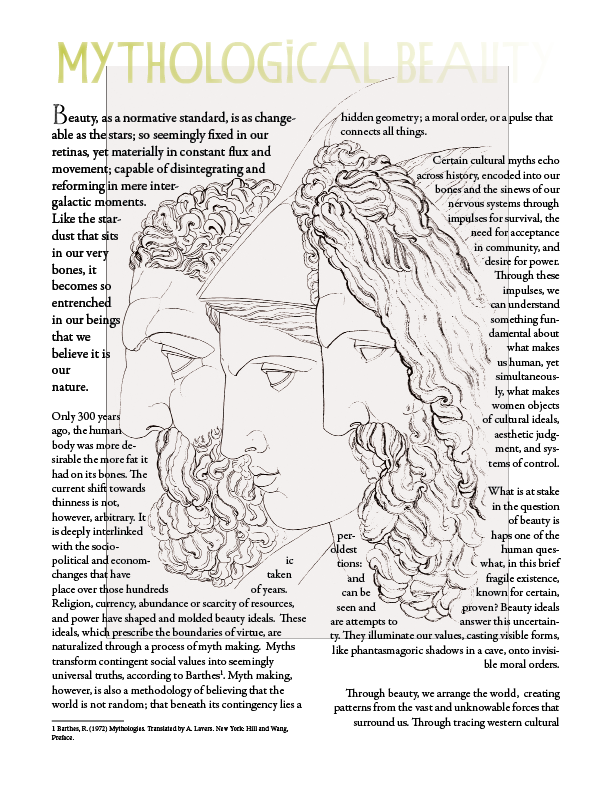 Mythological beauty article
