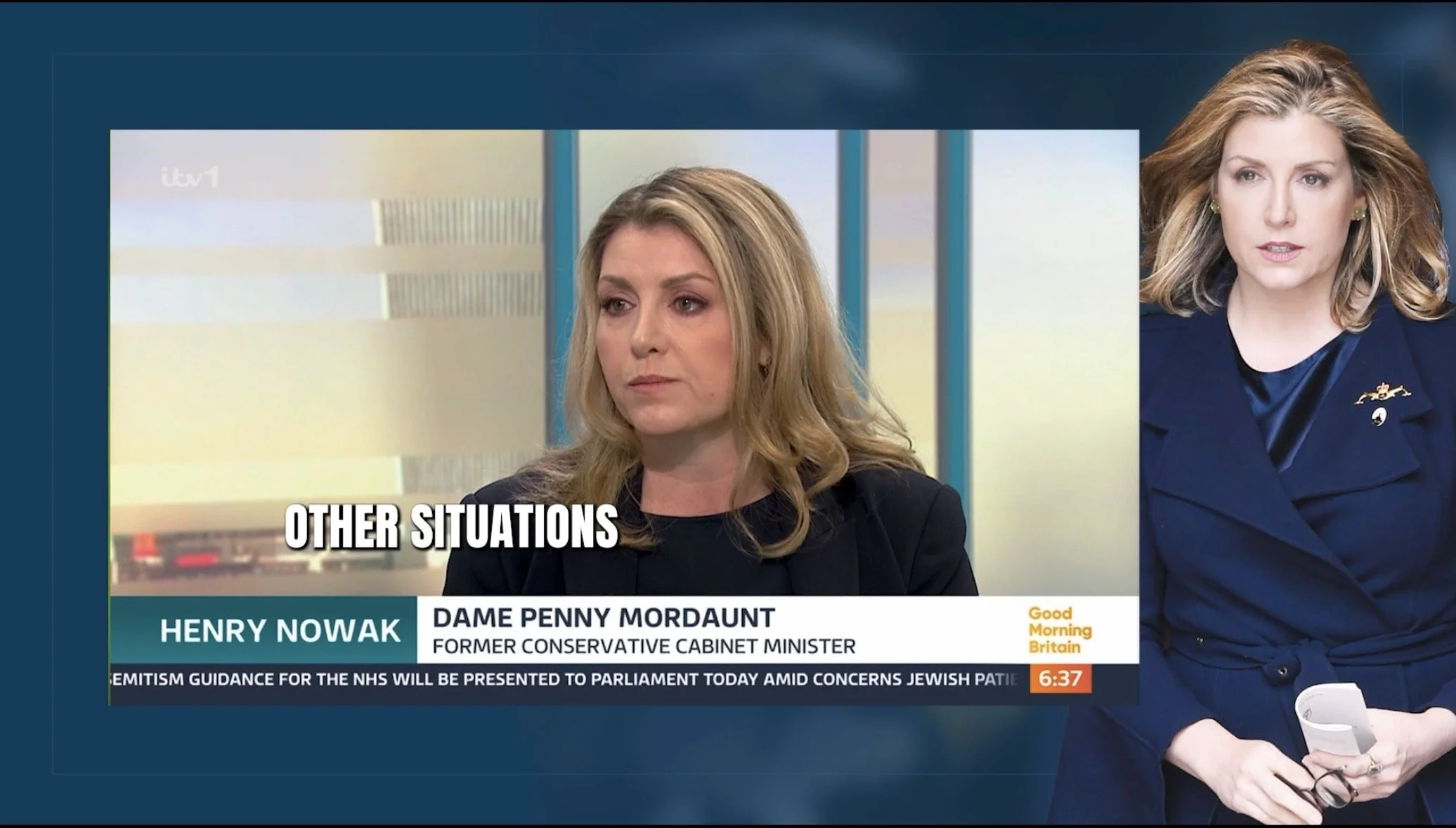 Media Support for Dame Penny Mordaunt GMB debut