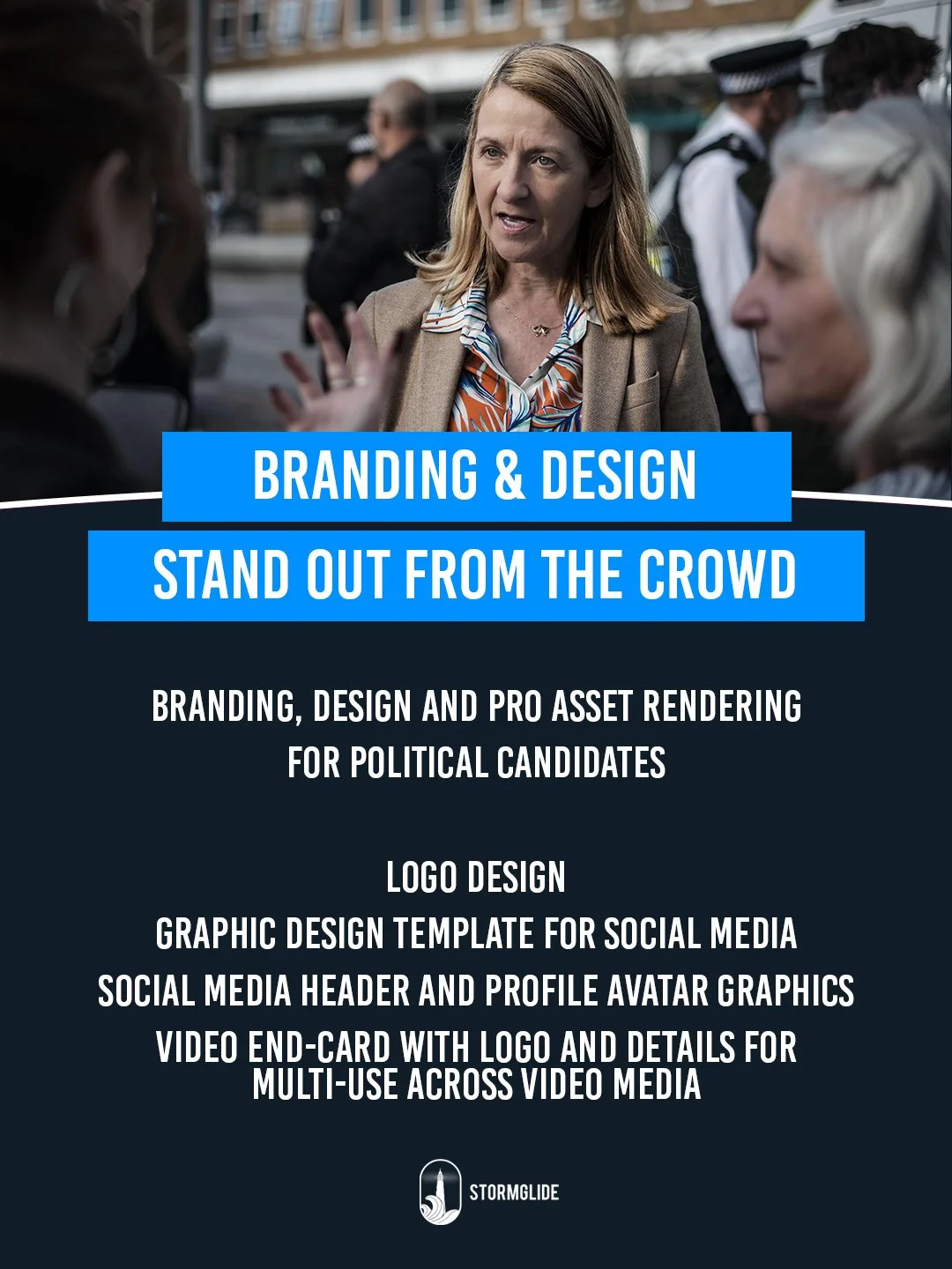 Branding Creation + Logo Design + Video End Card for Candidates