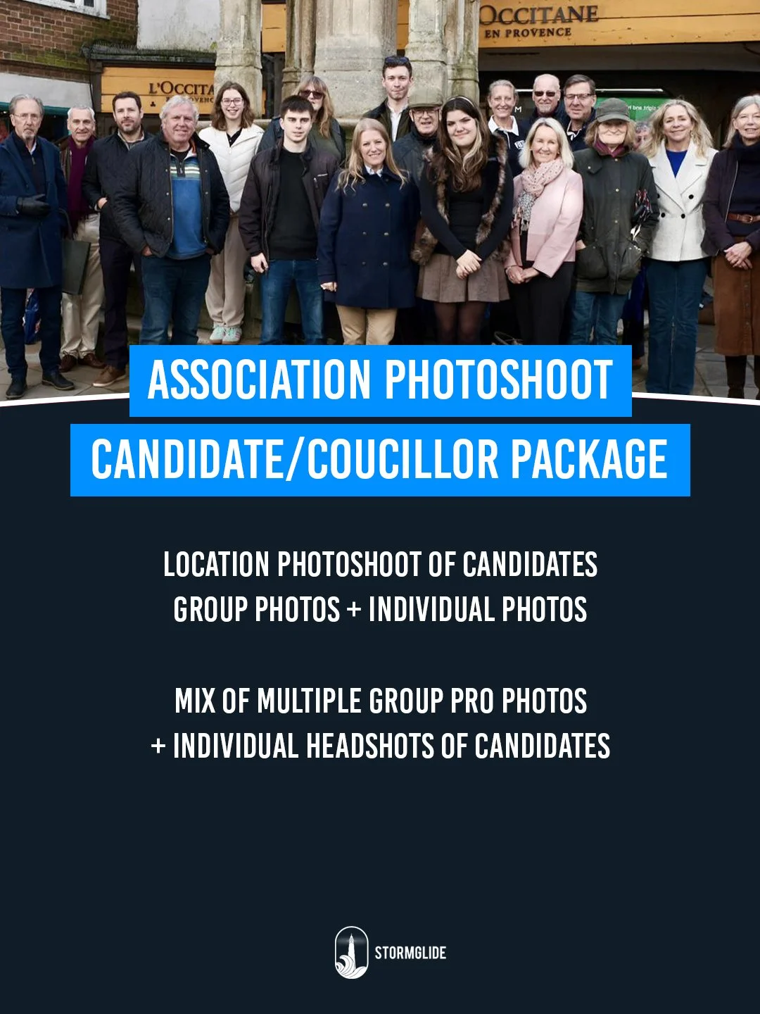 Association Candidate + Councillor Photoshoot Package