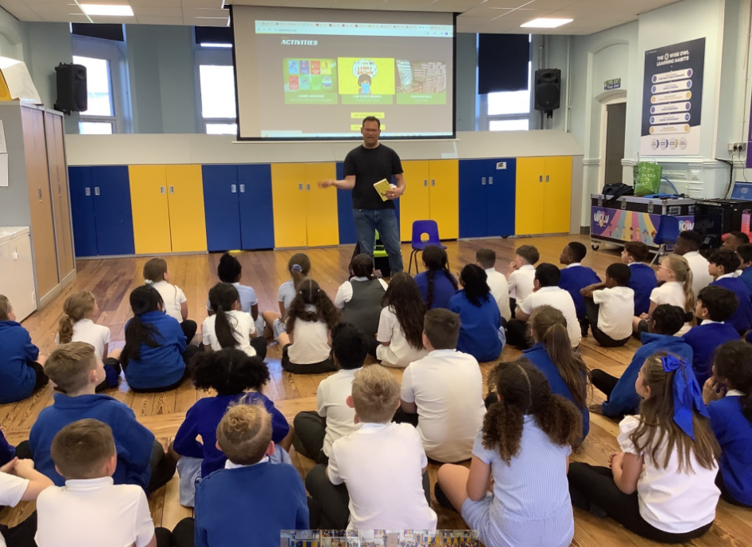 Year 4 Author Visits Old Hall Drive