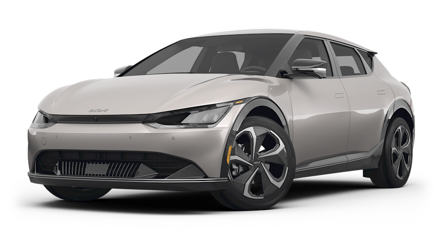 Metallic Grey 2022 Kia EV6 GT Line Car