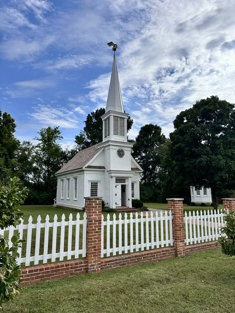 Historic Old Peace Chapel in the village at the Daniel Boone Home.