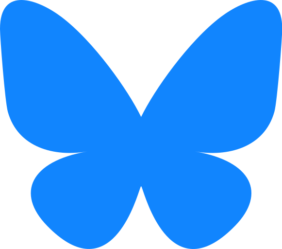 Bluesky Social Media Icon