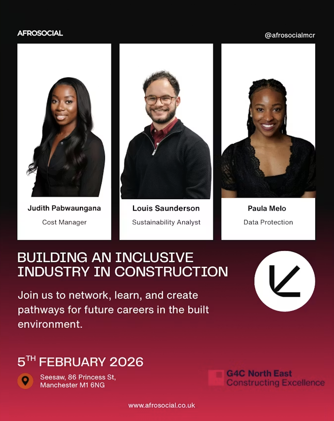 Poster for upcoming networking event with Afrosocial.