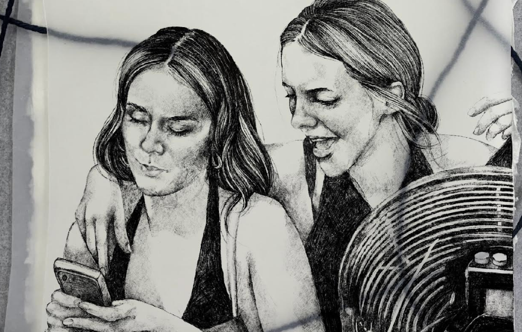 Poster for upcoming solo exhibition by artist Llinos Owen.