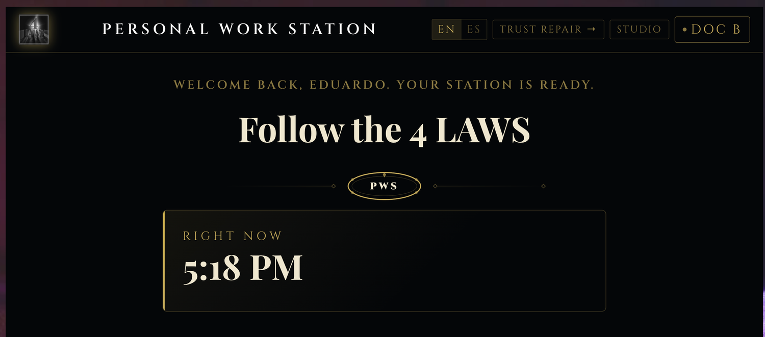 Follow the 4 LAWS