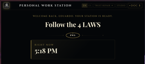 Follow the 4 LAWS