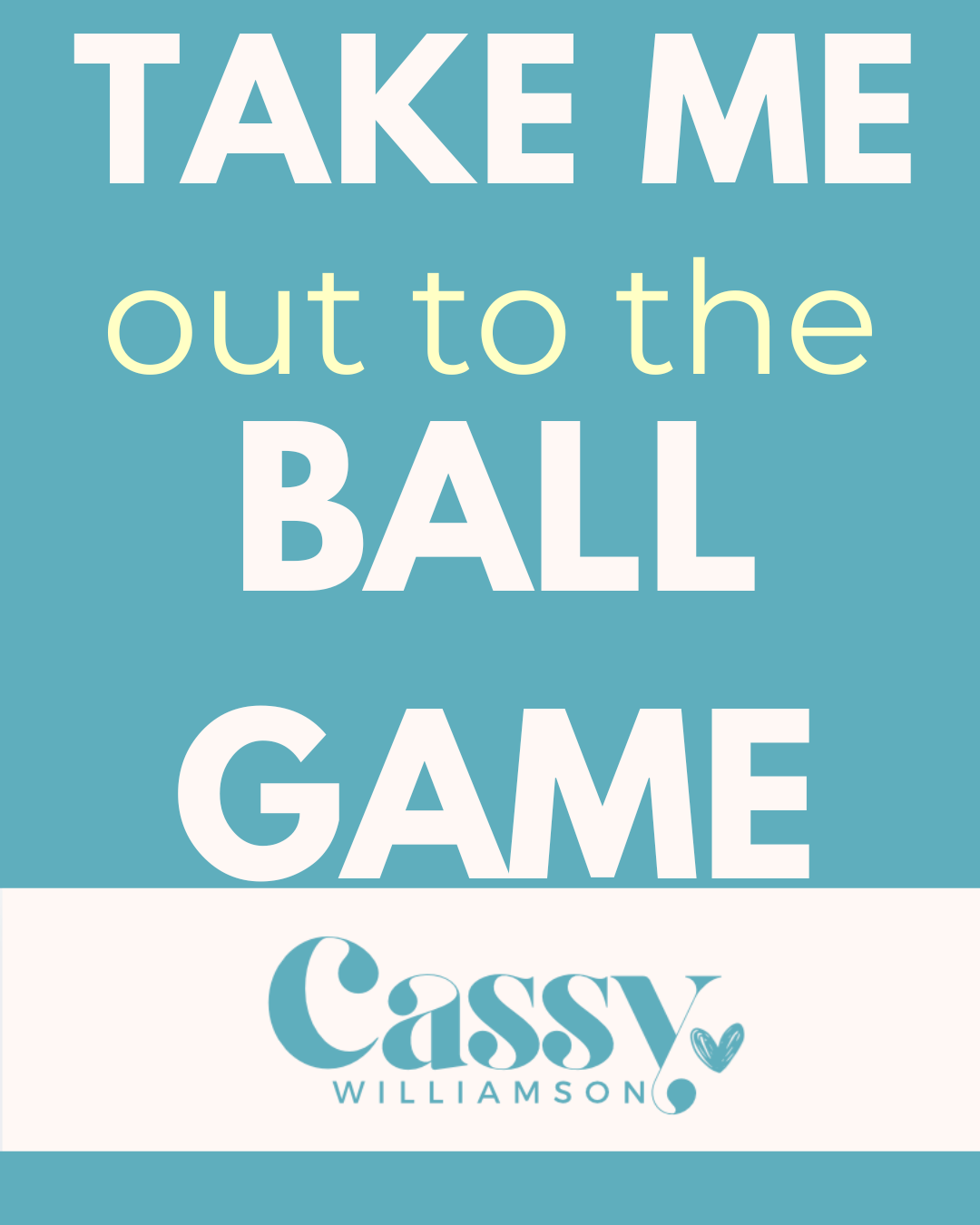 Take me out to the ball game