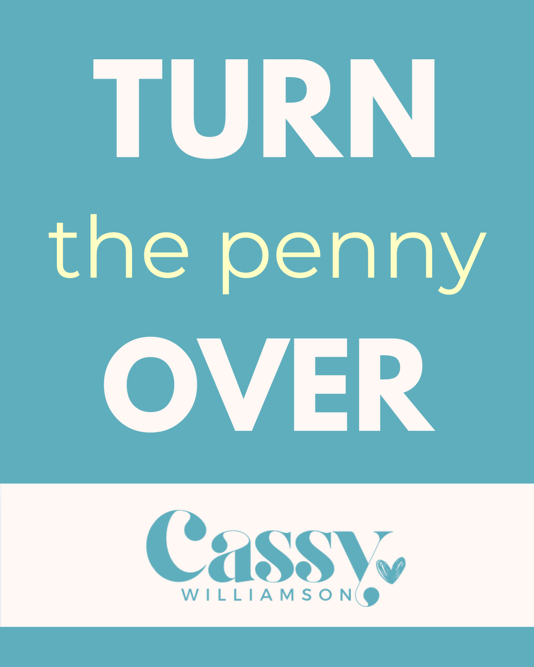 Turn the penny over