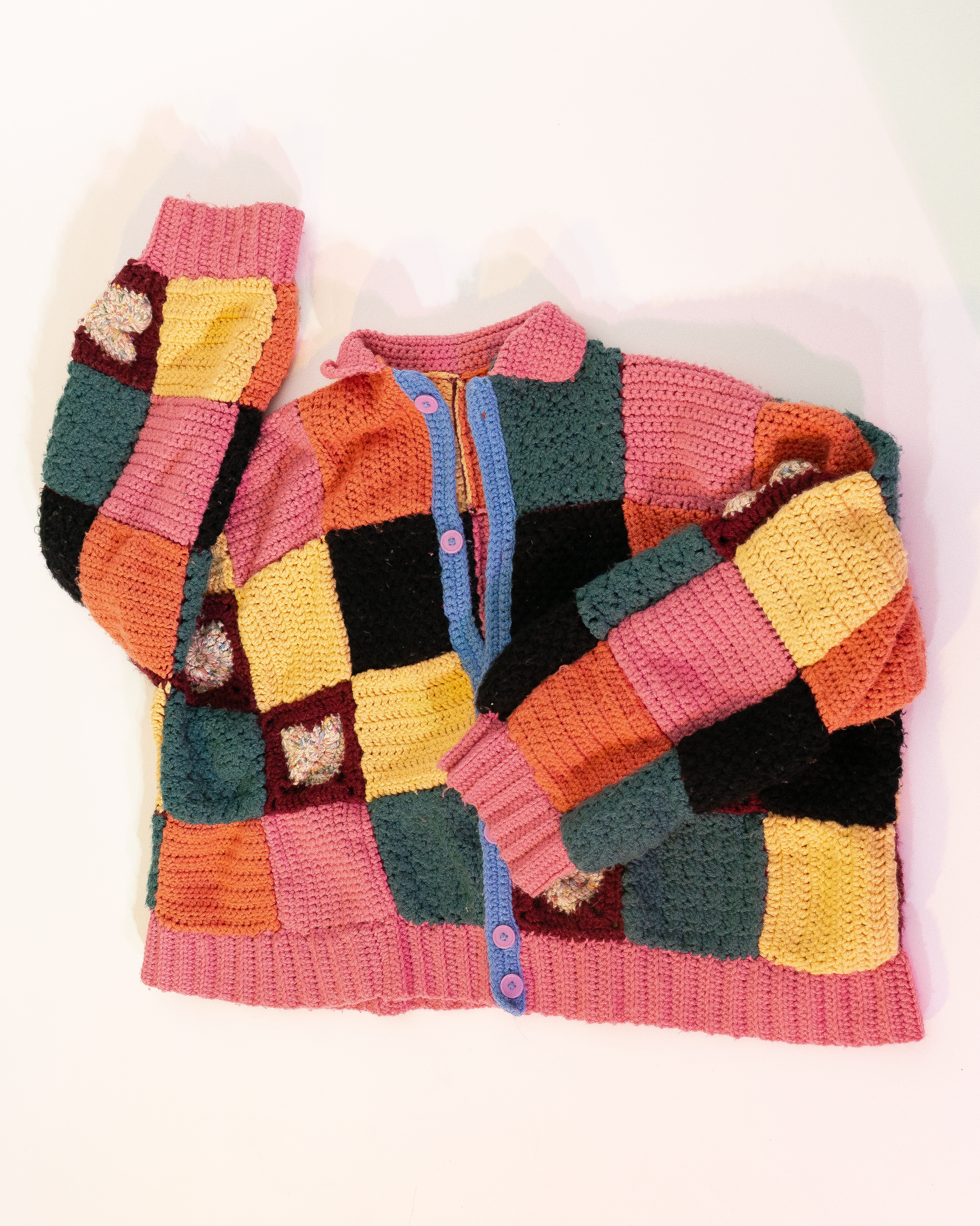 My first granny square cardigan