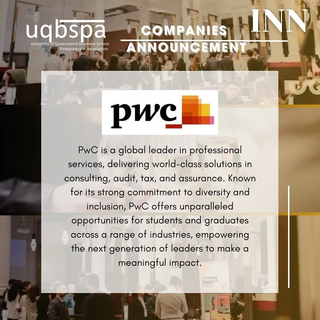 🌟 Meet PwC at Industry Networking Night 2024! 🌟

PwC is one of the world&rsquo;s leading professional services firms, offering unmatched expertise in consulting, audit, and assurance, as well as tax and legal services. Whether you&rsquo;re interest