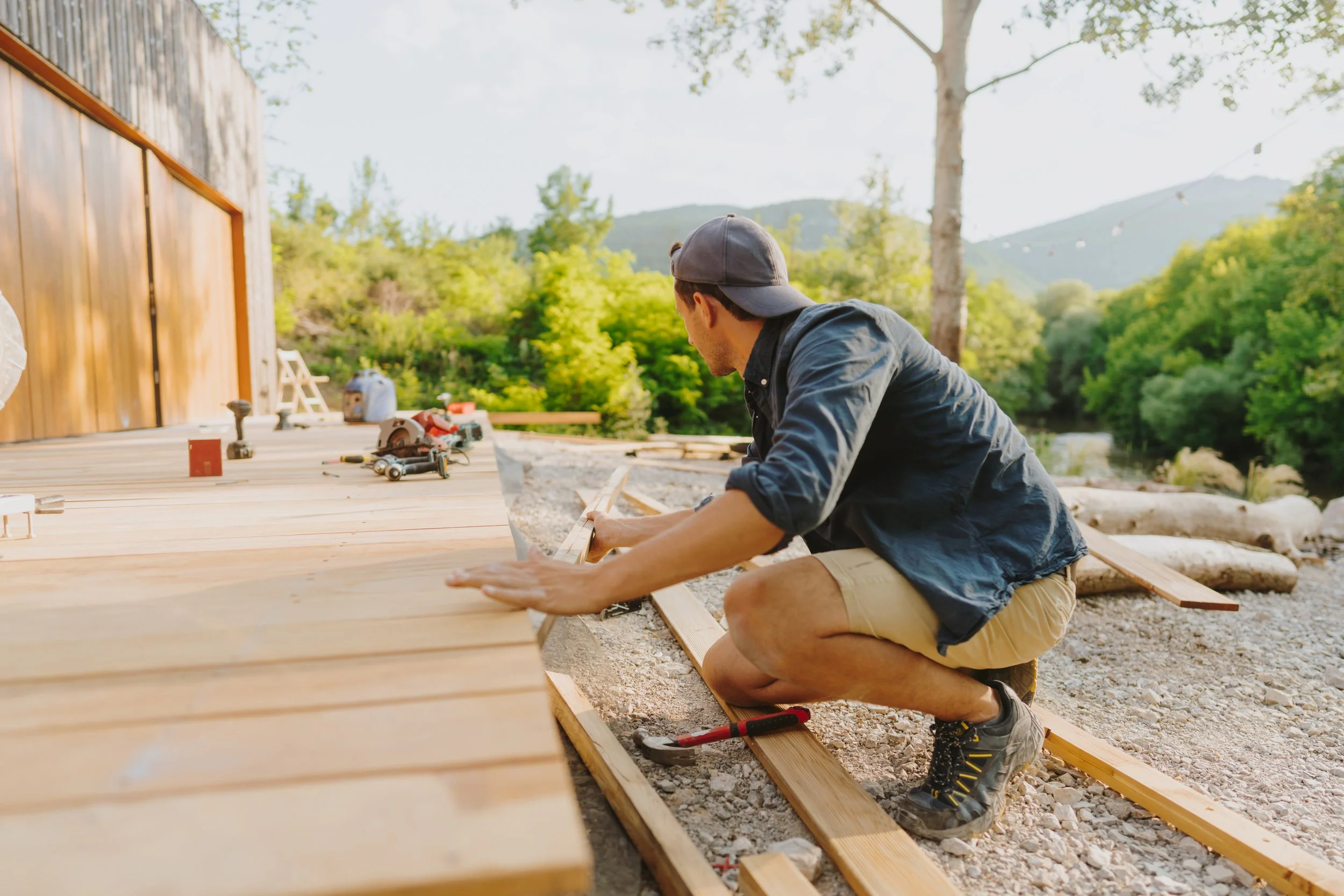Installation terrasse bois Annecy