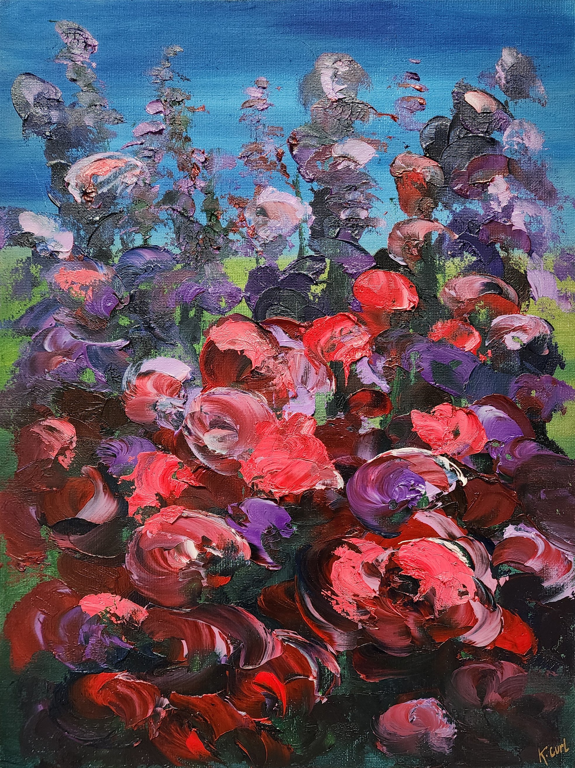 Scarlet, Oil Painting