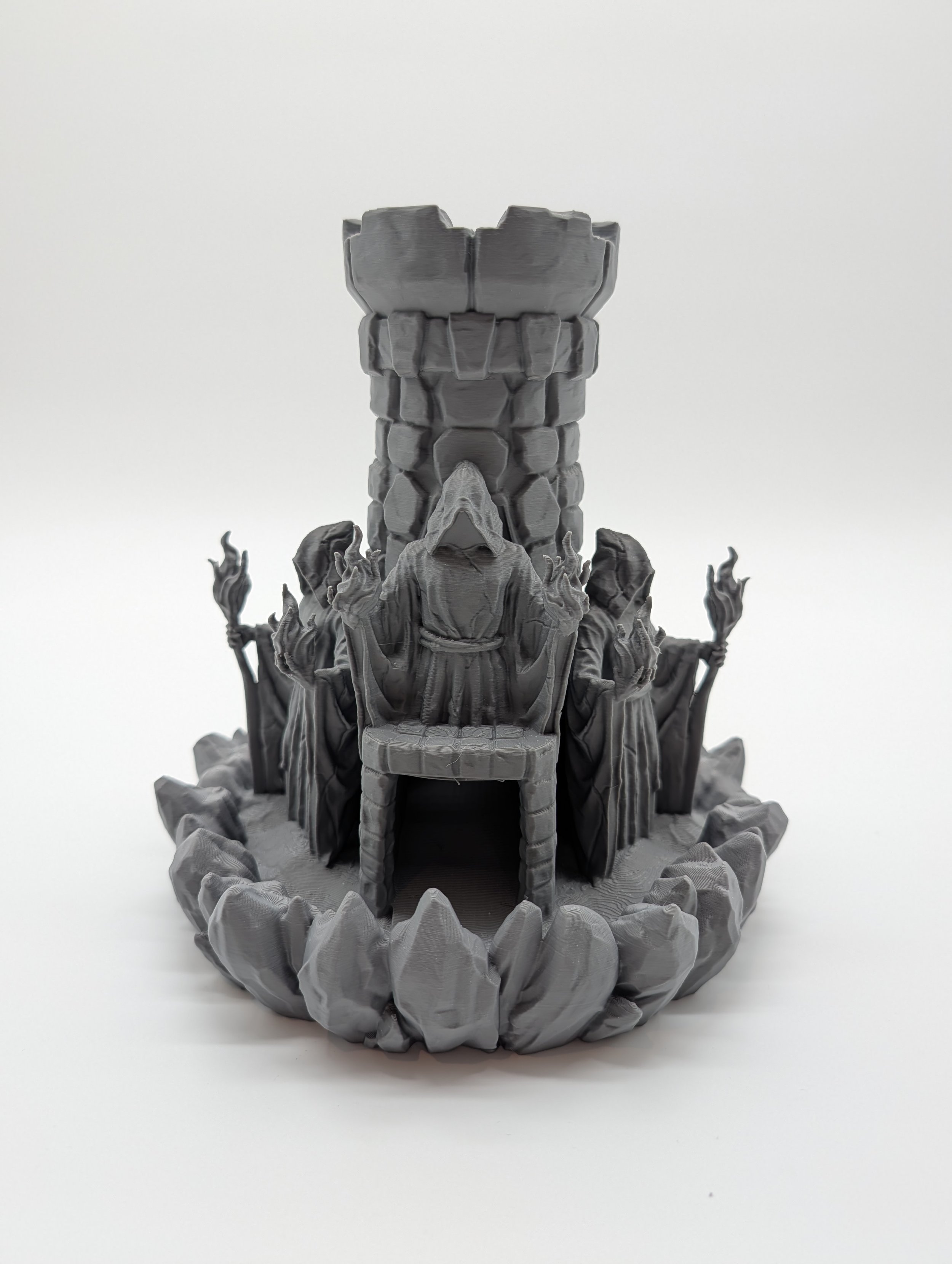 🧙‍♂️ Mad Wizard Dice Tower – 3D Printed Tabletop Gaming Accessory