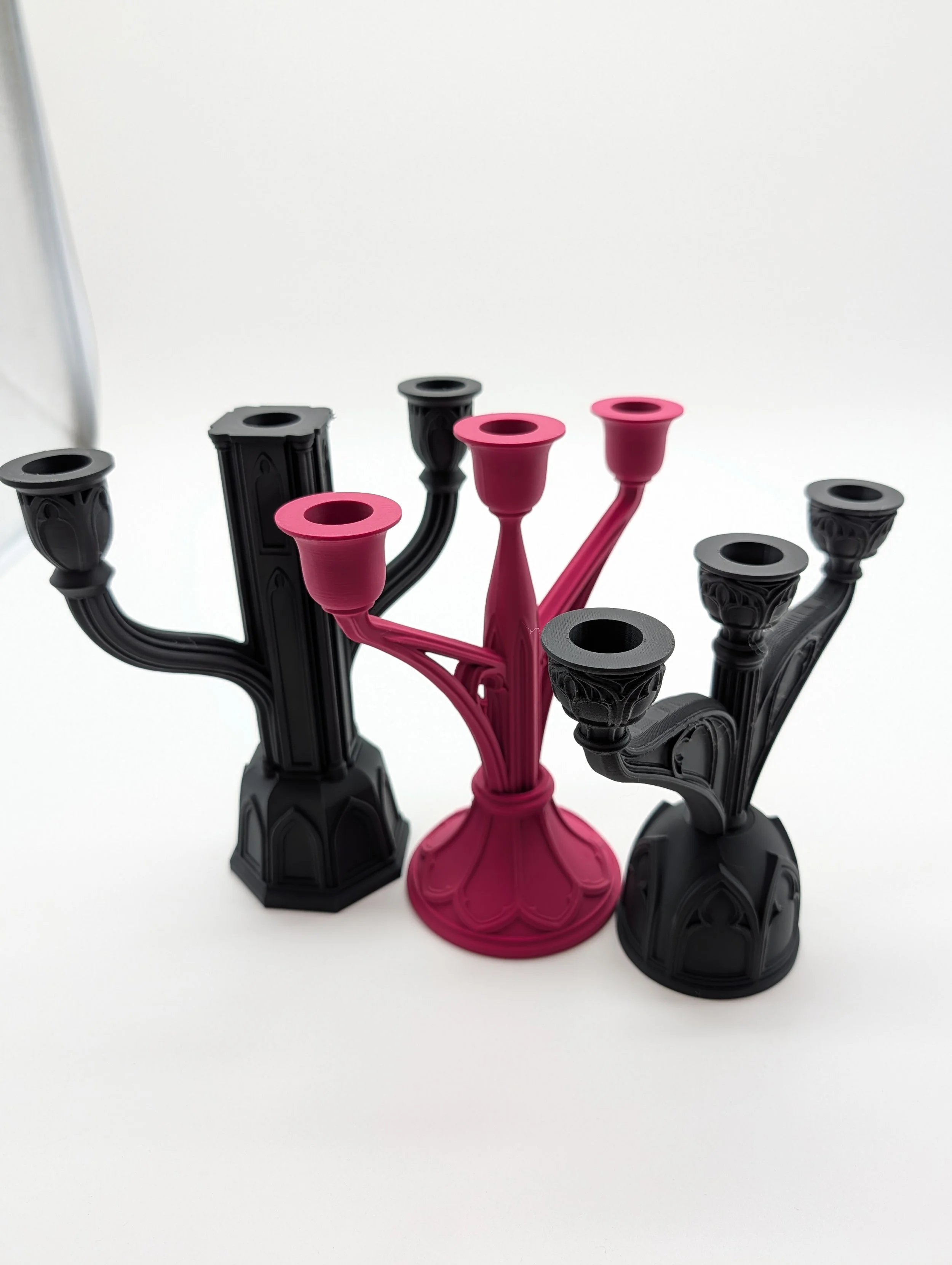 Gothic Triple Candle Holders – Classic, Cathedral & Victorian Styles