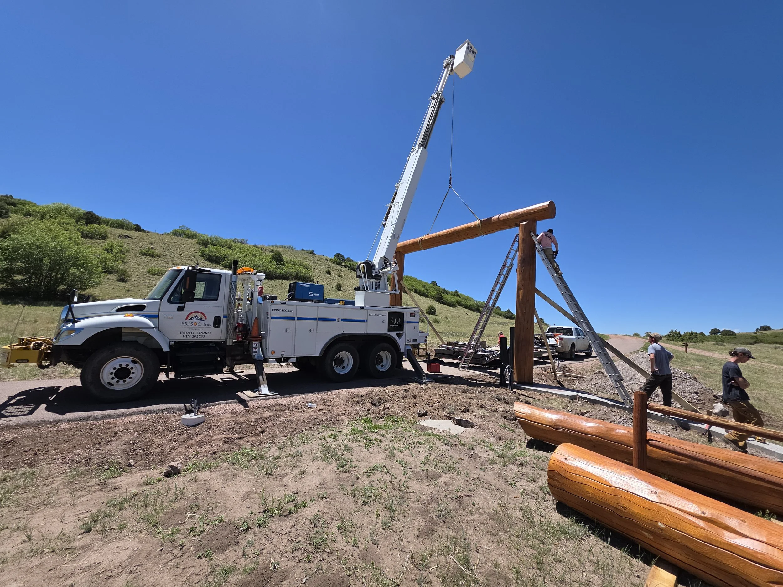 Header Log Installation