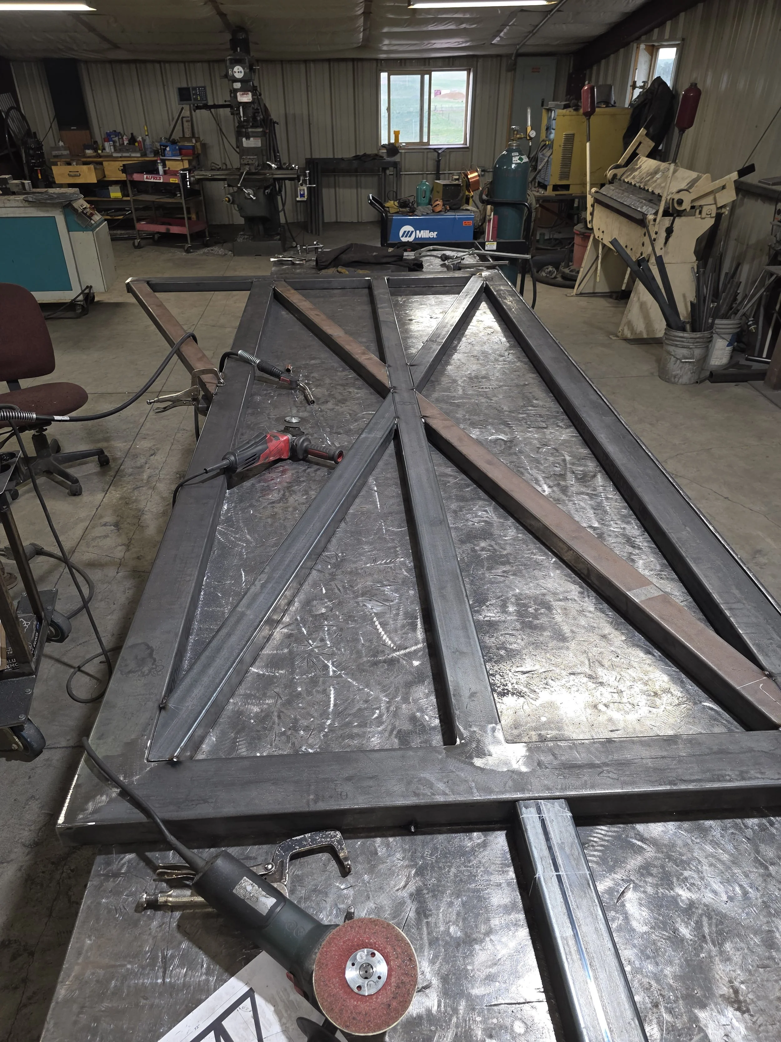 New gate during fabrication
