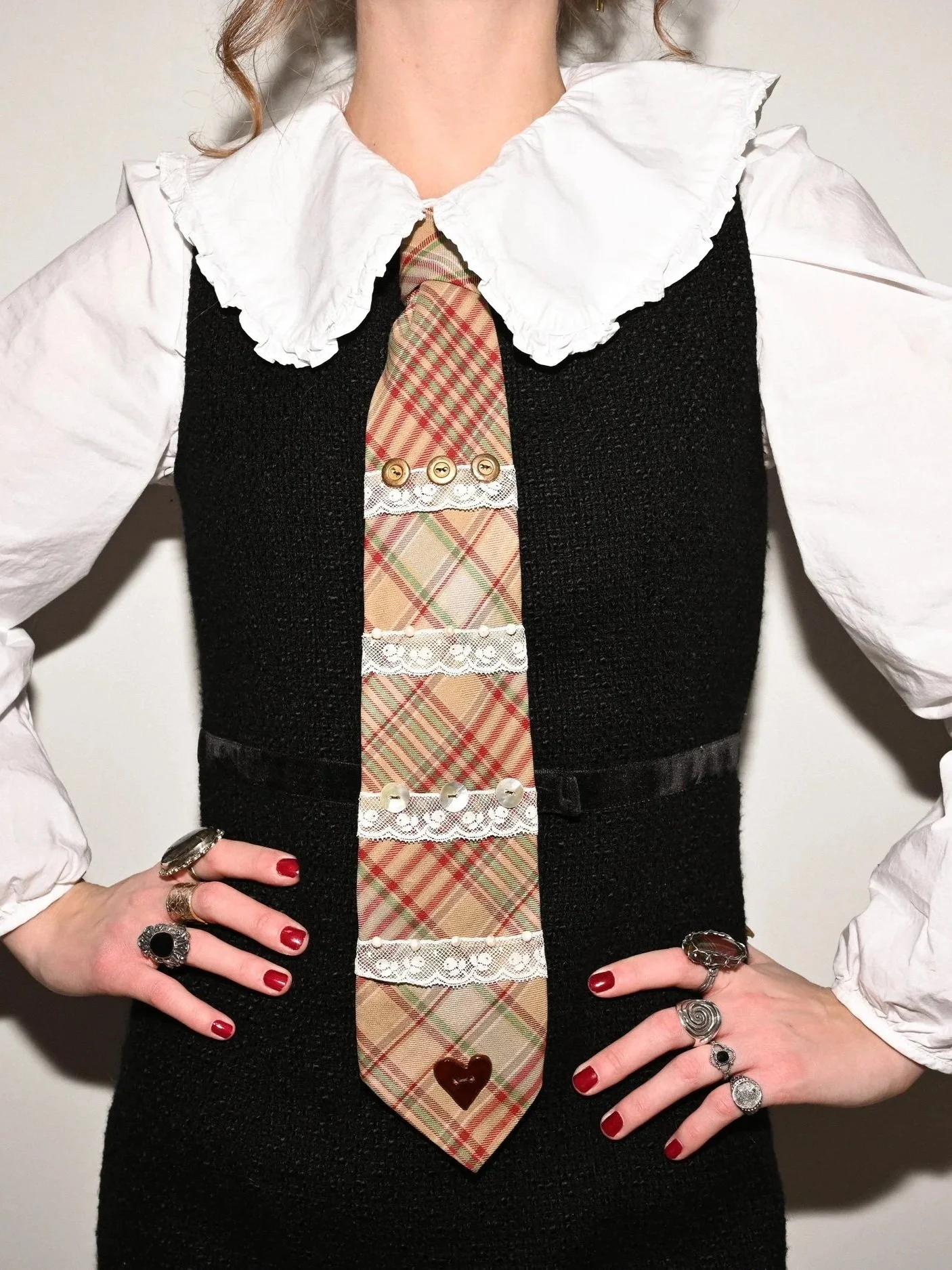 the lauren plaid tie
