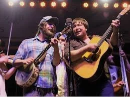 Adam Greuel and Russell Pederson from the band Horseshoes and Hand Grenades
