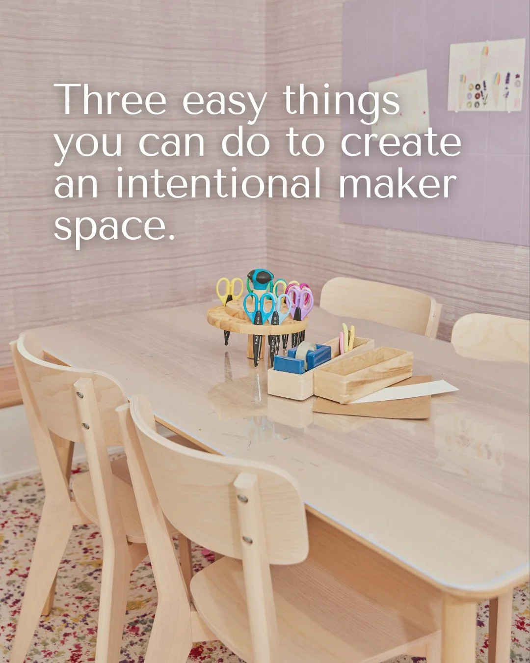 We know the maker space is a point of contention in many playrooms. On the one hand, you want to give your child the opportunity to create and get messy. On the other hand, MESS.

Three deceptively simple rules actually transform a chaotic craft corn