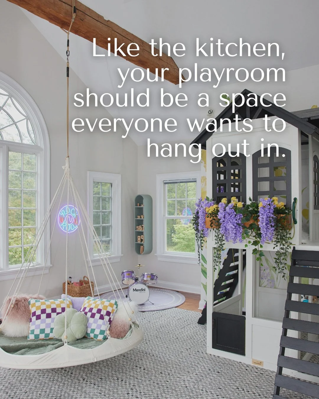 Just like the kitchen, the playroom should be a space where everyone wants to spend time. It is not only a room for toys but a space for living, creating, and connecting. ⁠
⁠
When designed with intention, the playroom becomes a shared environment whe