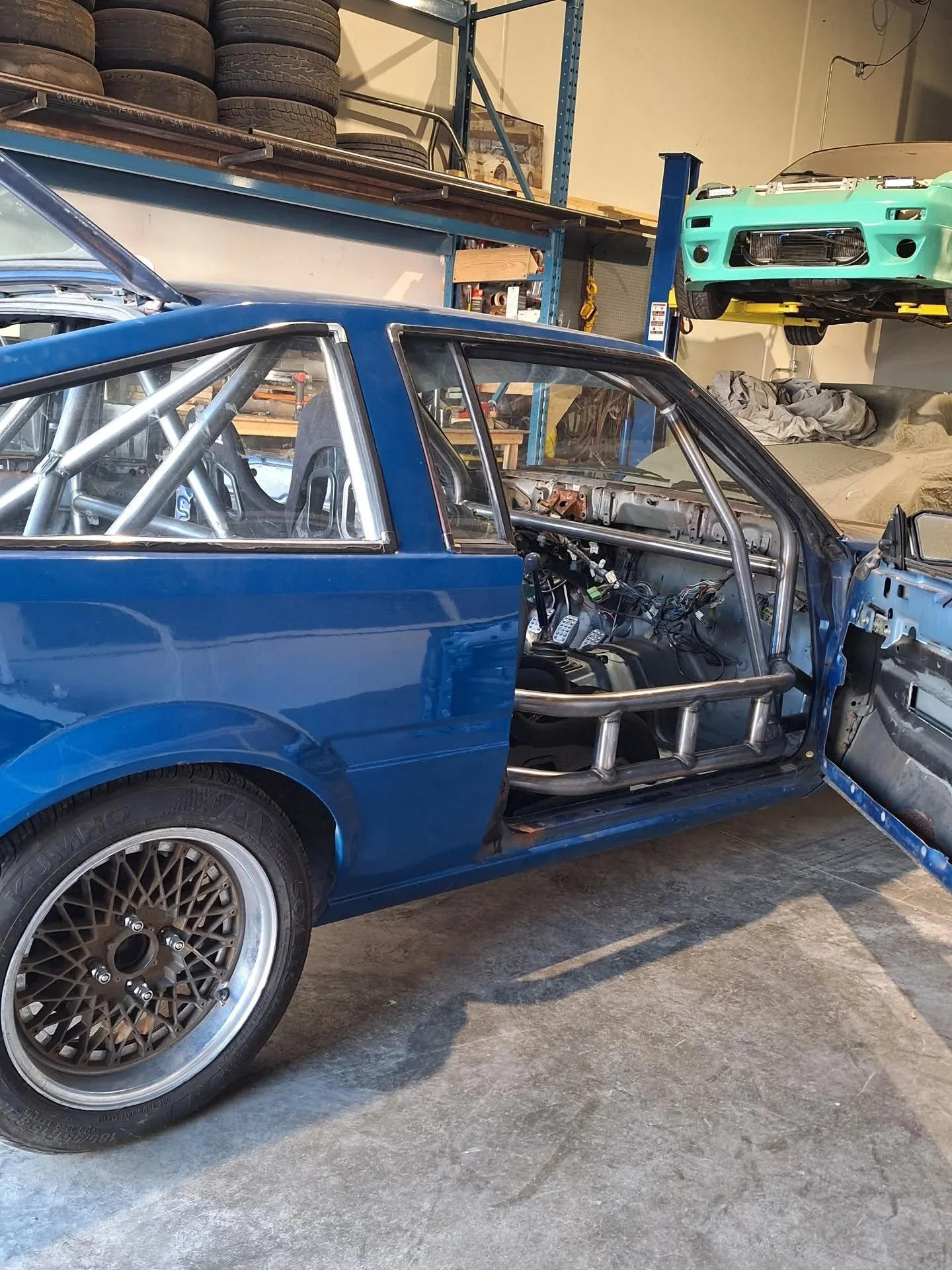 AE72 Full spec road racing cage 😁
&bull;
&bull;
&bull;
Happy racing out there, enjoy those track days I can only imagine how fun this unit is to drive! 
#AE72
#RollCage
#4AGE
#WCMA
#SupportLocalMotorSport