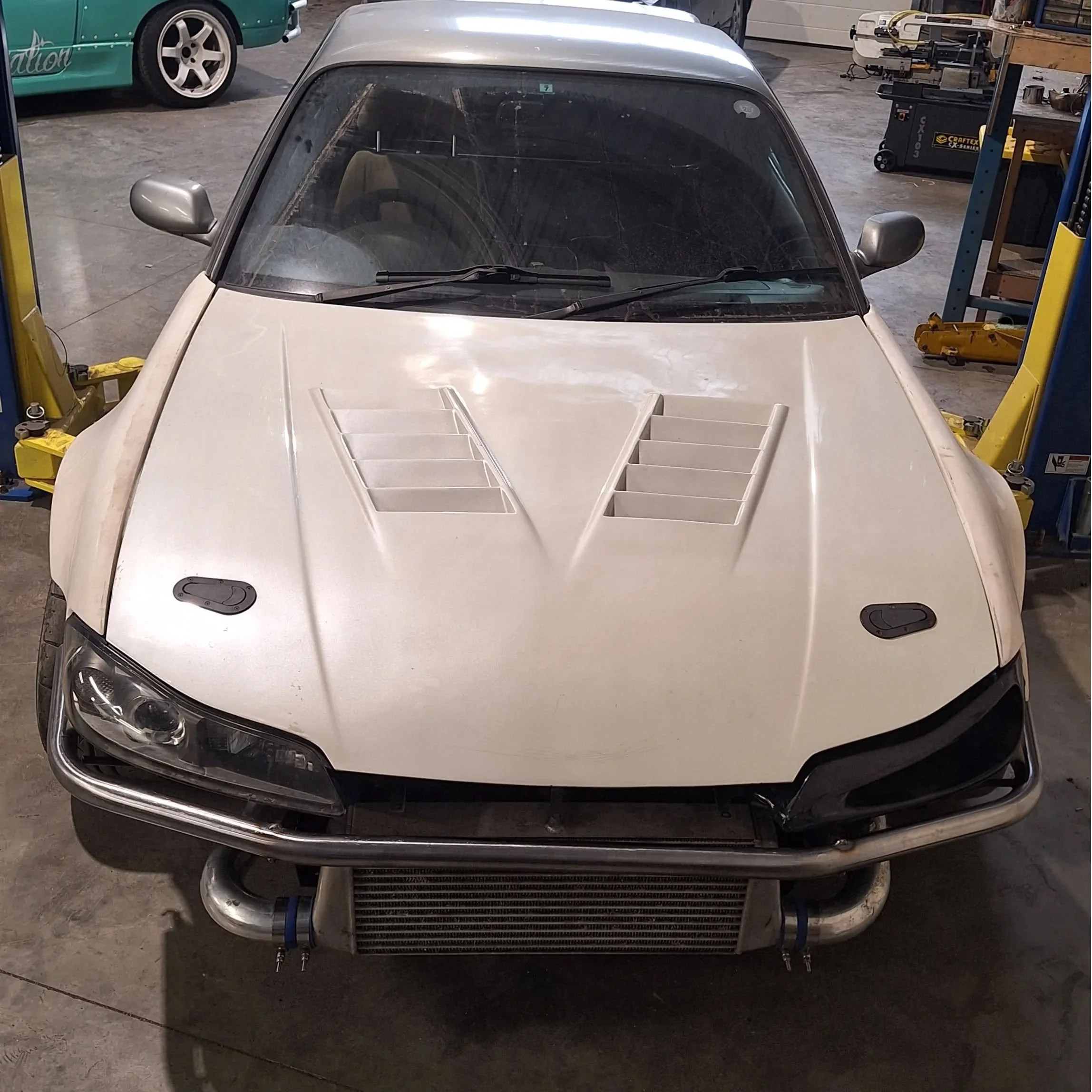 Well looking back at photos I realized that I've become lazy with posts 😅.
All these have been on my story already but here's some projects from the last few weeks!
S15 Spec-R Silvia. Bash bar and exhaust.
S13 240sx Coupe. Bash bars and angle kit.
A