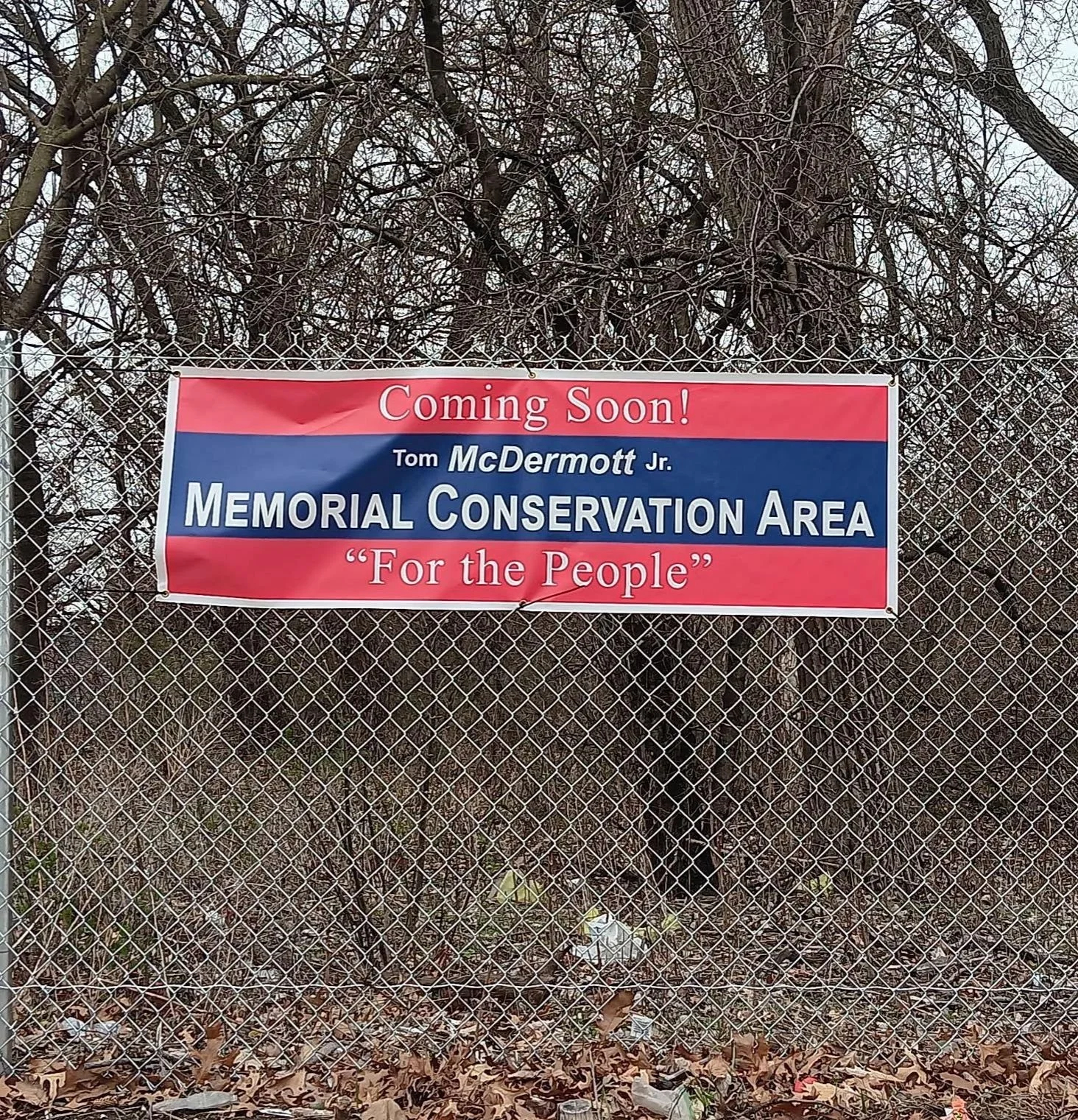 Coming soon everyone! Friends of the Tom McDermott have raised the banner. It's time for logical thinking to give our children a better future!

#AprilFools #SaveBriarEastWoods