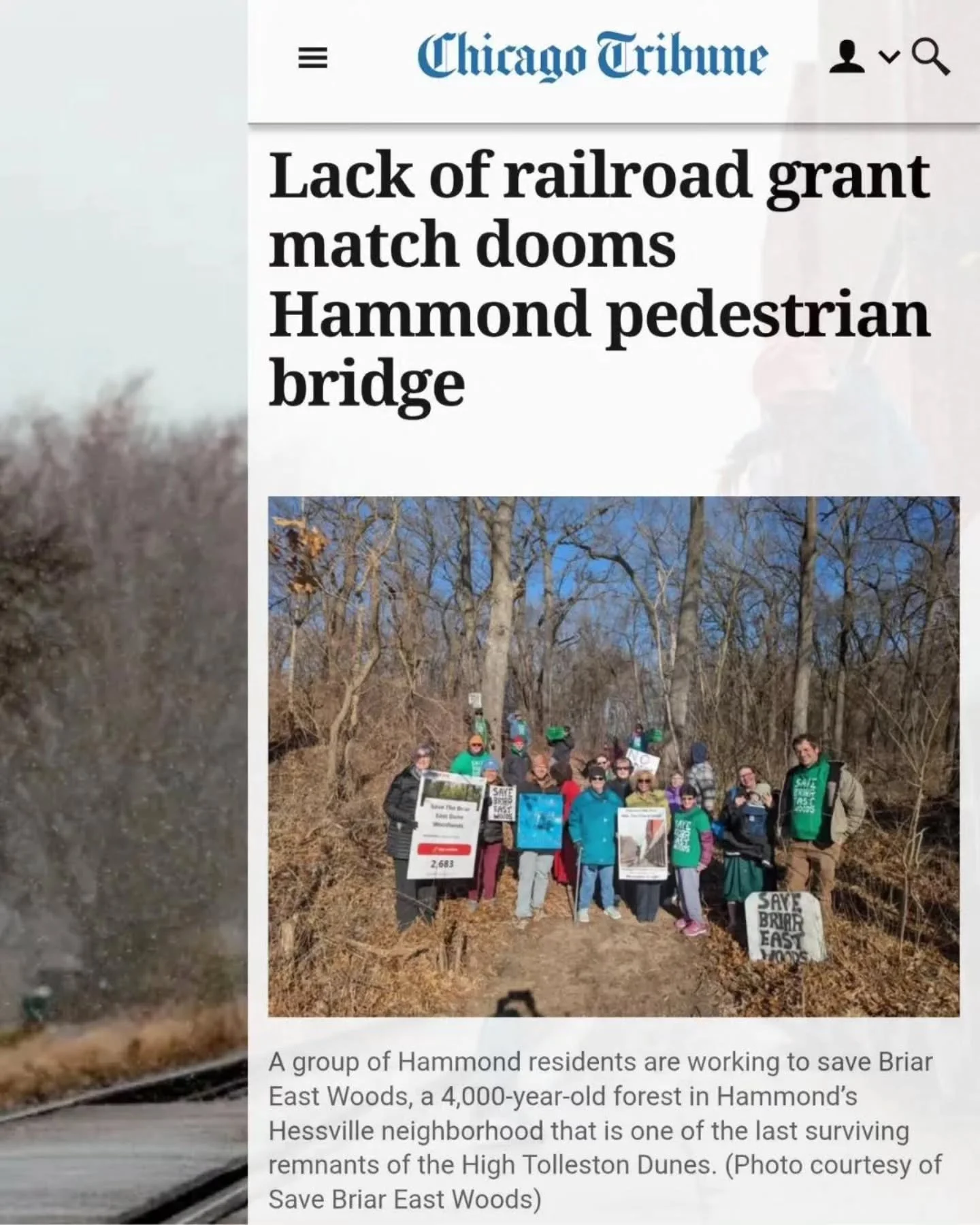 Post-Tribune's Michelle L. Quinn reports on Hammond's cancellation of the Grand Avenue pedestrian bridge. The project was tacked on as a supplemental bridge when it was revealed that Governors Parkway would not solve the public safety crisis of schoo