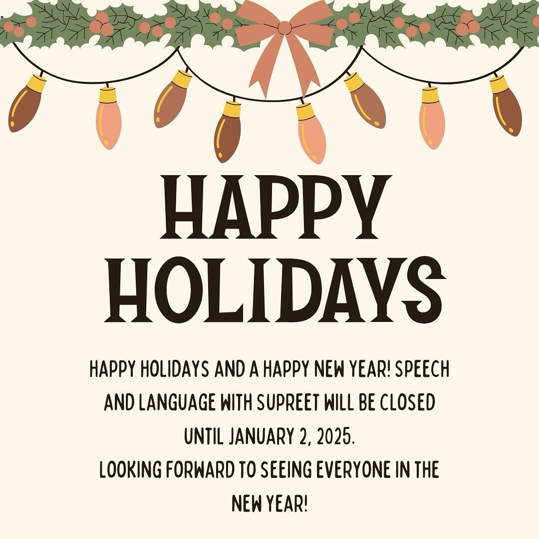 Wishing everyone a happy and safe holiday season and a wonderful New Year! ✨ Our office will reopen on January 2, 2025. Excited to see you all in the New Year!