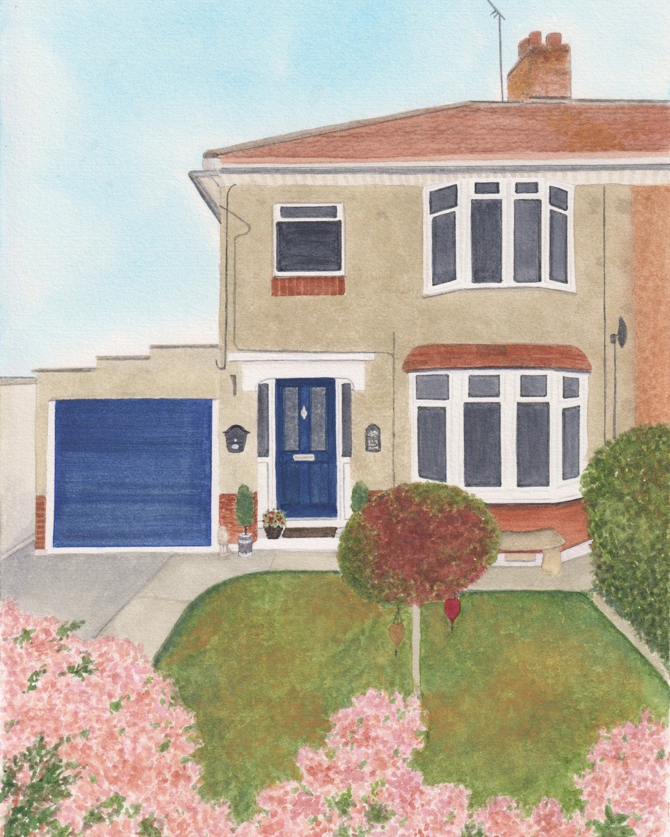 A recent commission of a beautiful home 🤍

At first glance it&rsquo;s simple, but it&rsquo;s the details that really make it special - the subtle features, the little touches that make it theirs. I loved capturing those elements and turning them int