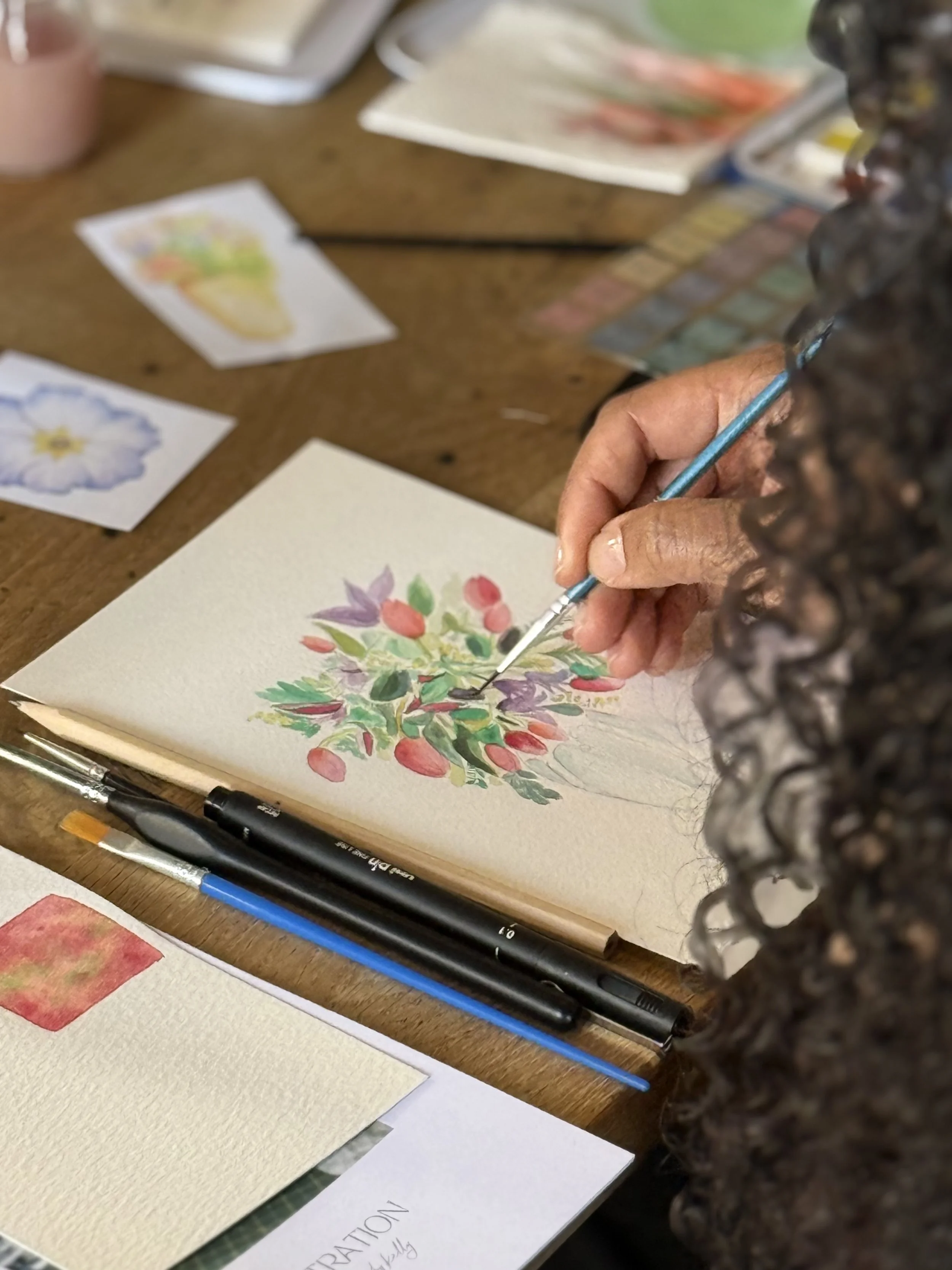 Summer Flowers Watercolour Workshop, 13 Jun 2026